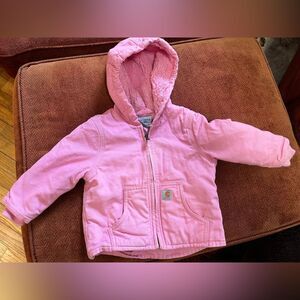 Carhartt Kids Pink Hooded Jacket